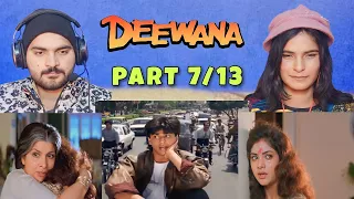 Deewana: Raja Entry| shahrukh khan | Rishi Kapoor | Divya Bharti| Pakistani Reaction|PART 7/13