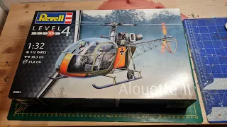 Unboxing Revell Alouette 2 1:32