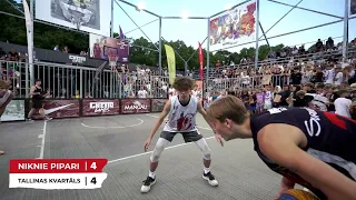 Ghetto Basket Superfināls 2022/ U15 zēnu fināls "Niknie Pipari" vs "Tallinas Kvartāls"