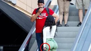 FARTING ON THE ESCALATOR PRANK!!