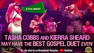 KIERRA SHEARD Crashes TASHA COBBS ALBUM RELEASE CONCERT & Turns it Into a GOSPEL VERZUZ in Atlanta