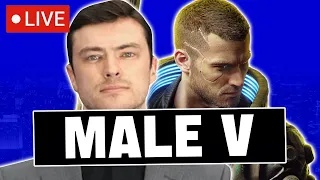 🔴Male V Voice Actor Gavin Drea talks CYBERPUNK 2077, Keanu Reeves & Romance Scenes