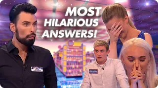 Most HILARIOUS answers! | Supermarket Sweep UK 2019