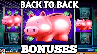 Piggy Bankin Slot Machine BACK TO BACK BONUSES