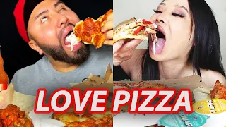 Mukbangers LOVE PIZZA