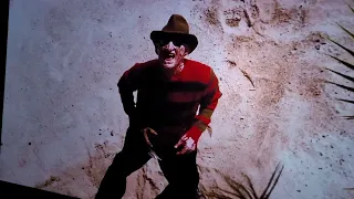 Freddy Krueger is Back com LG 4k Cine Beam HU70LA