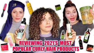 REVIEWING THE MOST POPULAR CURLY HAIR PRODUCTS OF 2021