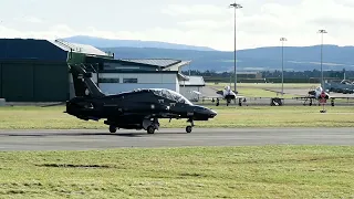 Hawk  take off  from RAF Lossiemouth