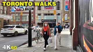 East End Downtown Toronto Walk Along Shuter Street (Oct 2021)