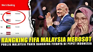 🔴 ANJLOK DAN MEROSOT !! Rangking FIFA Malaysia Di Salip Timnas Indonesia ~ Publik Malaysia Panik