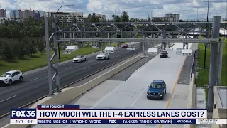 How much will the new I-4 Express lanes cost?