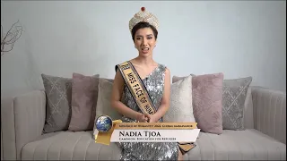 Miss Face of Humanity / Nadia Tjoa Official Statement