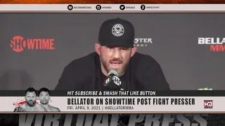 Ryan Bader Moments After Revenge Win vs Lyoto Machida Bellator 256 Post Fight Presser