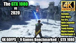 The GTX 1080 in 2020 Games at 4K | 9 Popular Games Benchmarked | EVGA FTW GTX 1080 + I5 9400F