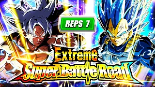 MY BRAIN HAS LEFT THE CHAT! "Reps of Universe 7" Extreme SBR Stage CRUSHED! (DBZ Dokkan Battle)