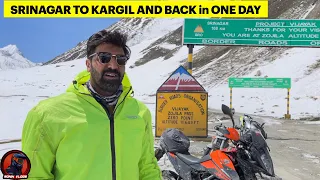 Srinagar to Kargil and Back in One day on KTM 390 Adventure