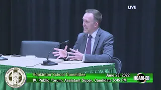 School Committee: June 23, 2022