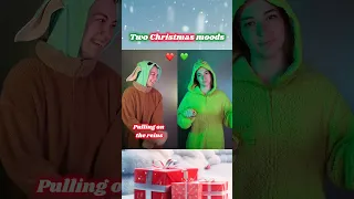 Which side fits your Christmas mood? 🤣💚❤️ #funny #youtubeshorts #shorts #christmas #relatable