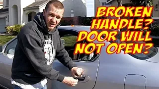 ⫷ Door Will Not Open. Broken Handle. How to open Door. ⫸