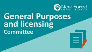 General Purposes and Licensing Committee - 8 March 2024