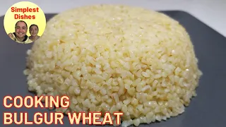 🔴HOW TO COOK BULGUR WHEAT😋Turkish Bulgur Recipe🔥Bulgur Wheat Recipe👌How To Make Bulgur Rice