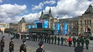 Проход военной техники на генеральной репетиции Парада Победы в Москве на Красной площади 7.05.21