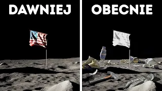 Wszystkie flagi pozostawione na Księżycu są dziś zupełnie białe