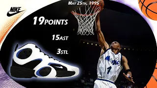 Penny Hardaway 19points VS Indiana Pacers G2 1995 Playoffs