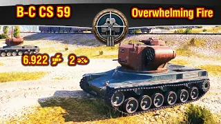 World of Tanks || Overwhelming Fire - B-C CS 59