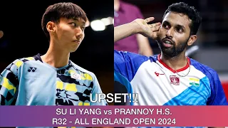 Su Li Yang 蘇力揚 vs Prannoy H.S. | Badminton All England Open 2024