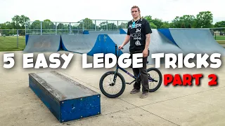 5 Easy BMX Tricks (Ledge) Part 2