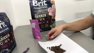 Сухой корм Brit Premium Dog Junior S для щенков и молодых собак мелких пород со вкусом курицы