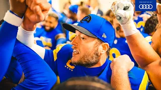 Victory Speech: Sean McVay Gives Game Ball To Rams QB Matthew Stafford After Win vs. Buccaneers