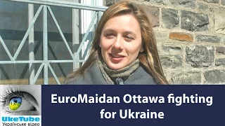 Ukrainians in Ottawa, Canada fight for Ukraine