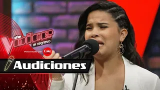 Daniela Gutiérrez - Herida | Audiciones | The Voice: El Regreso