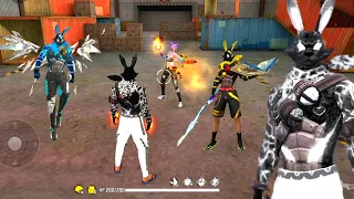 Rare Bunny Bunny Black & White🔥No Internet Prank 🚫 With जादुई Charector😈 Garena Free Fire 🔥 Y GAMING