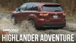 2019 Toyota Highlander SE AWD On and Off-Road Review #drivingsportstv