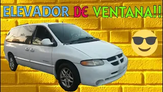 💪Cambio de ELEVADOR DE VENTANA para minivan Voyager, Caravan, Town & Country ¡MUY FACIL!💪