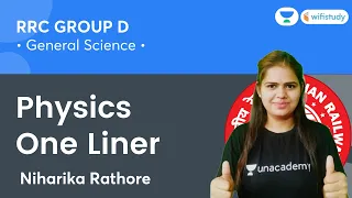 Physics One Liner | Chemistry | Science | RRC Group D Exam | wifistudy | Niharika Ma'am