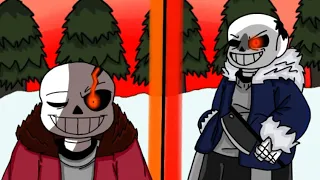 Hard!Tale Sans VS Horror!Tale Sans