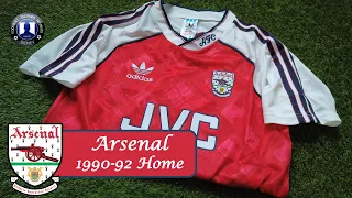 ADIDAS Retro Arsenal 1990-92 Home Jersey Unboxing + Try on! #ADIDASRetro #Arsenal #Gunners