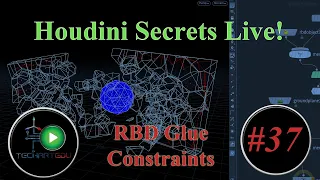 Houdini Secrets Live!, #37 Houdini RBD Glue Constraints