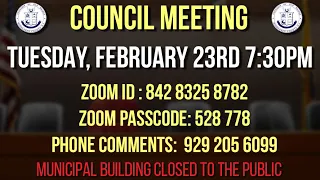 Old Bridge Township Council Meeting February 23rd, 2021