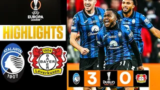 Atalanta vs Bayer Leverkusen (3-0) Highlights | Europa League Final 2024 | Ademola Lookman Hat-trick