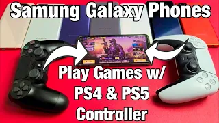 Samsung Galaxy Phones: Pair & Play Games on PS4/PS5 Controller (CODM, Other Games)