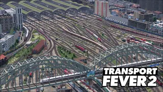 Transport Fever 2 [Timelapse Gameplay] Bahnhofsvorfeld