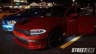 TEXAS STREETS: 840hp Hellcat vs Nitrous CTS-V vs 900hp Whipple Mustang and more!!!