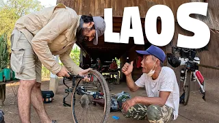 Bicycle Southeast Asia Tour: Camping on the Quiet Islands of Laos. #161