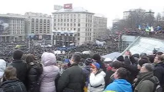 Евромайдан ,Гимн Украины !