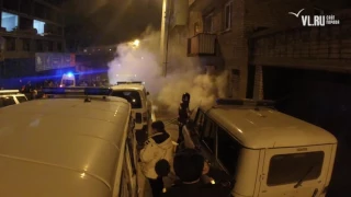 VL ru - Во Владивостоке горит отдел полиции №1